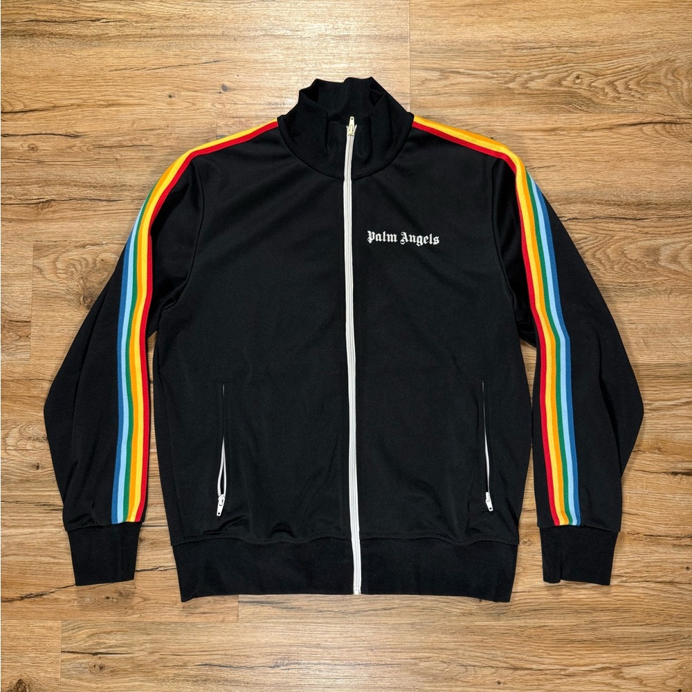Palm Angels Rainbow Stripe Track Jacket